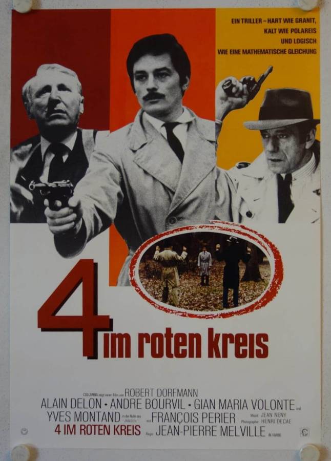 Le Cercle Rouge - The Red Circle original release german movie poster
